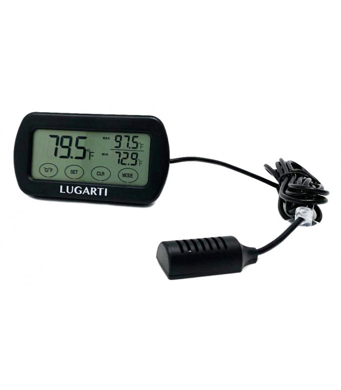 speer vangst Conjugeren Lugarti Digital Thermometer/Hygrometer - Touchscreen